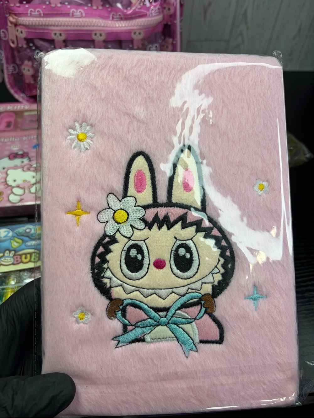 7pc Labubu Back To School Bundle!! Backpack,Pencil case,journal,crayons AND MORE - Picture 6 of 14